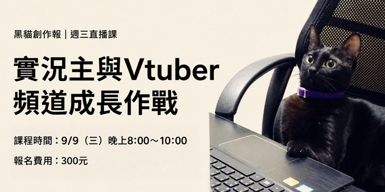 實況主 / Vtuber：頻道成長作戰