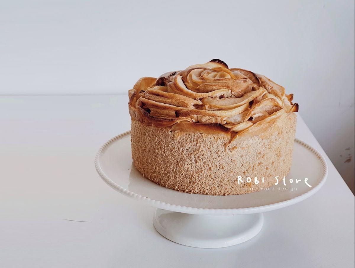 ROBISTORE旅人食光 低糖版！玫瑰花戚風蛋糕