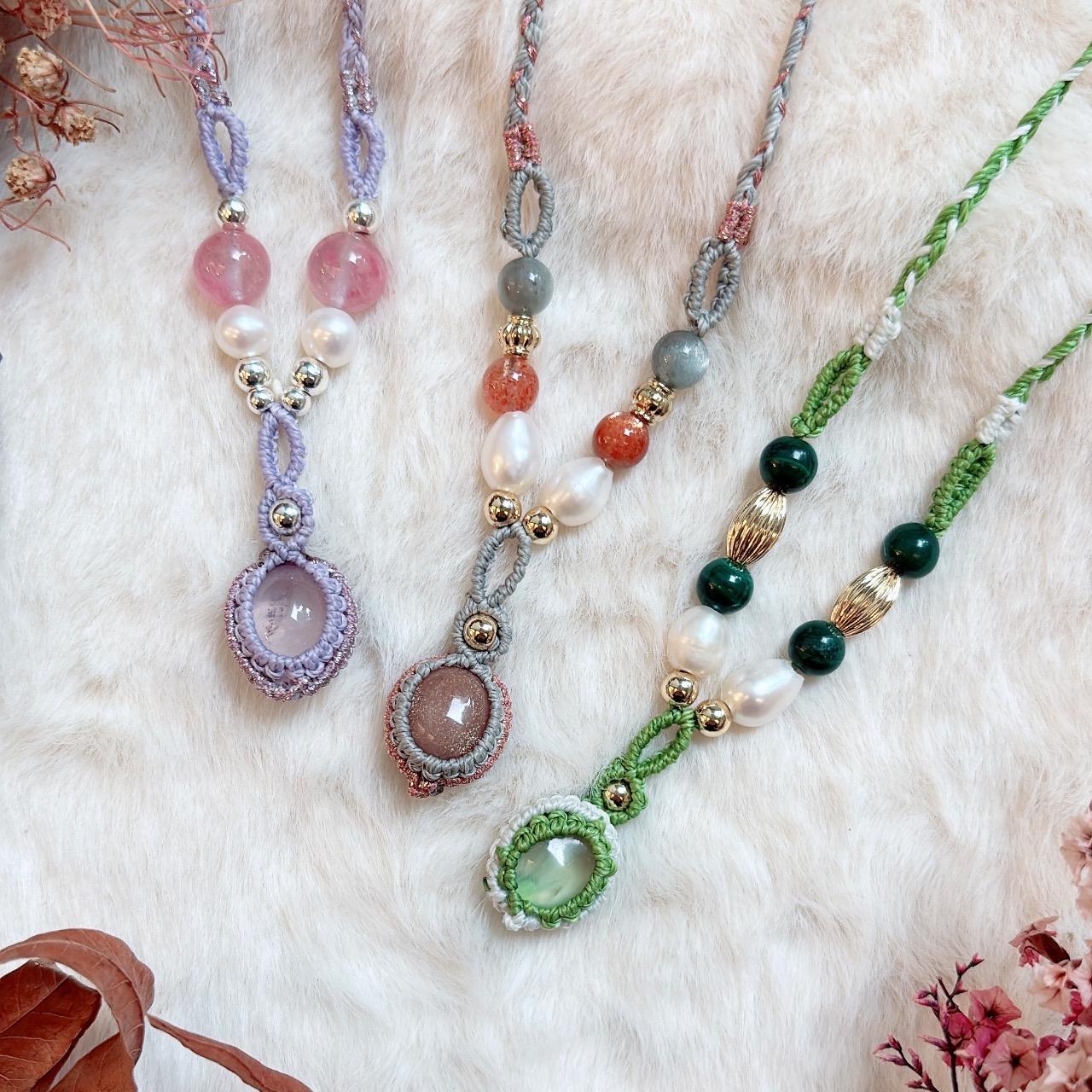 BOBORO波波若 藝術編織。項鍊