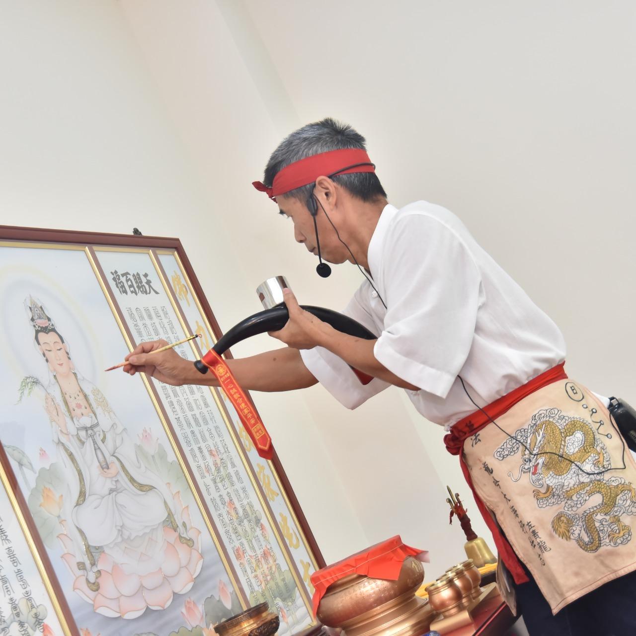 邱秋祿 紅頭法師 祿仔法師 萬丹田厝法師壇 安神位 安公媽 盤公媽