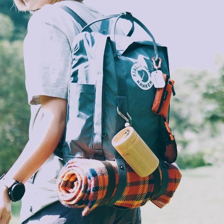 山女孩Kit（方妙） Fjällräven背包