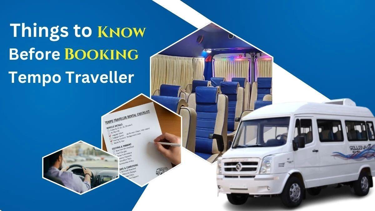 Top Things to Know Before Booking a Tempo Traveller in India