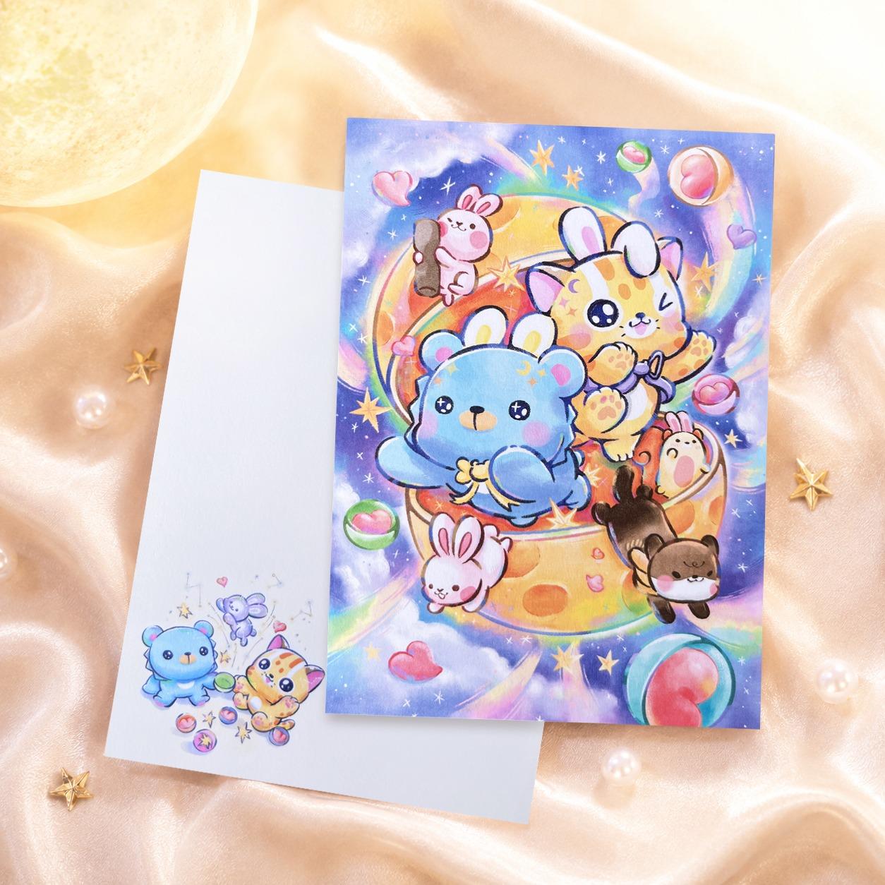 摩沙熊&石虎帕帕 點此_進入"限時首購" 明信片表單 😍