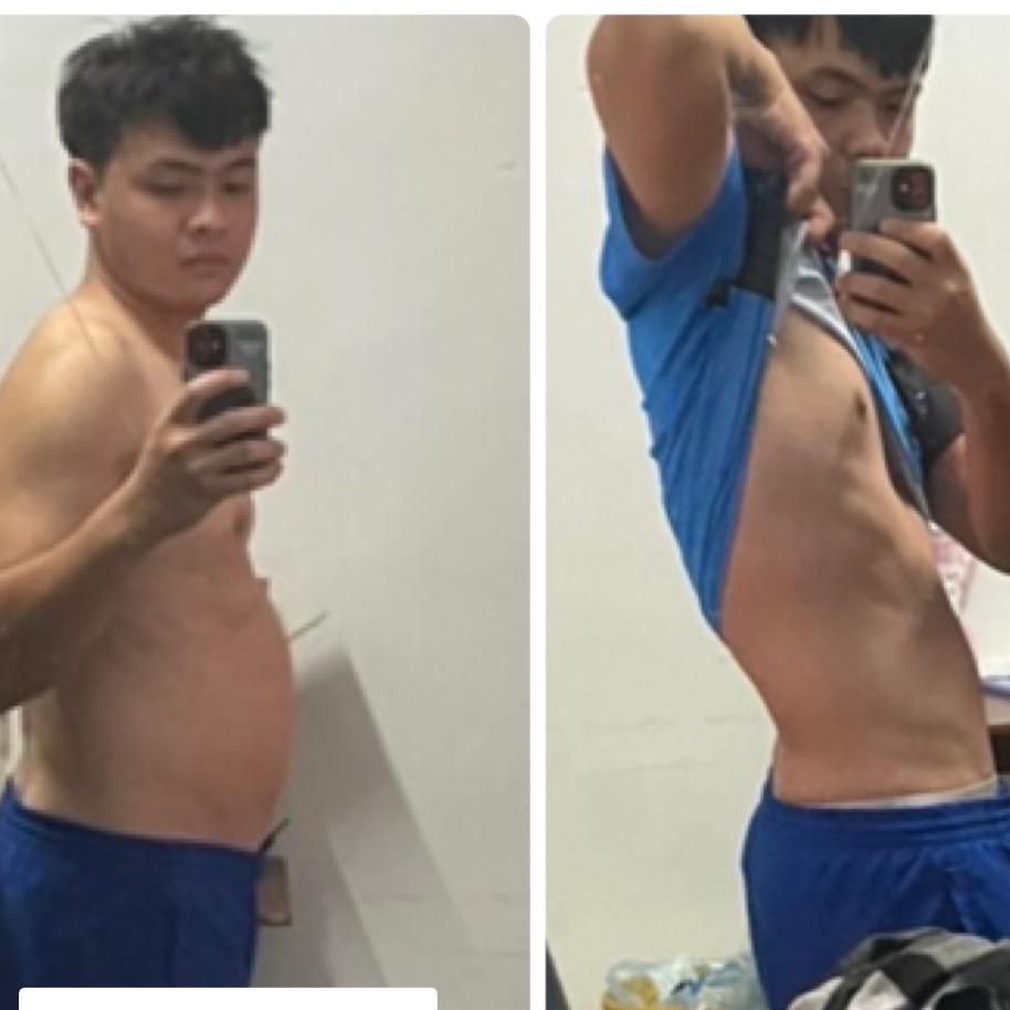 杰。玫式體雕事務所 胖了25年的海巡人員，一個月炸出腹肌