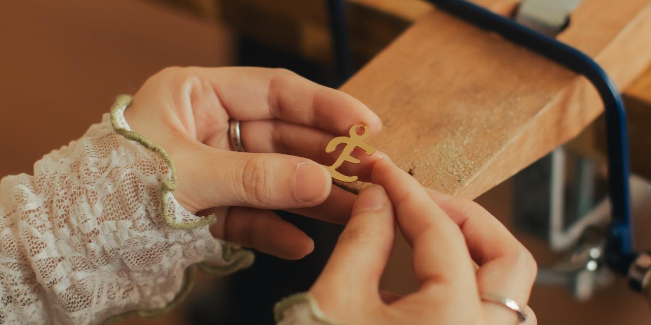 暖果 Kajitsu jewelry 戒指 課程 金工  ELLE 字母銀墜 字母項鏈