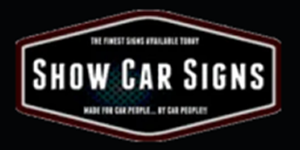 Show Car Sign My Website