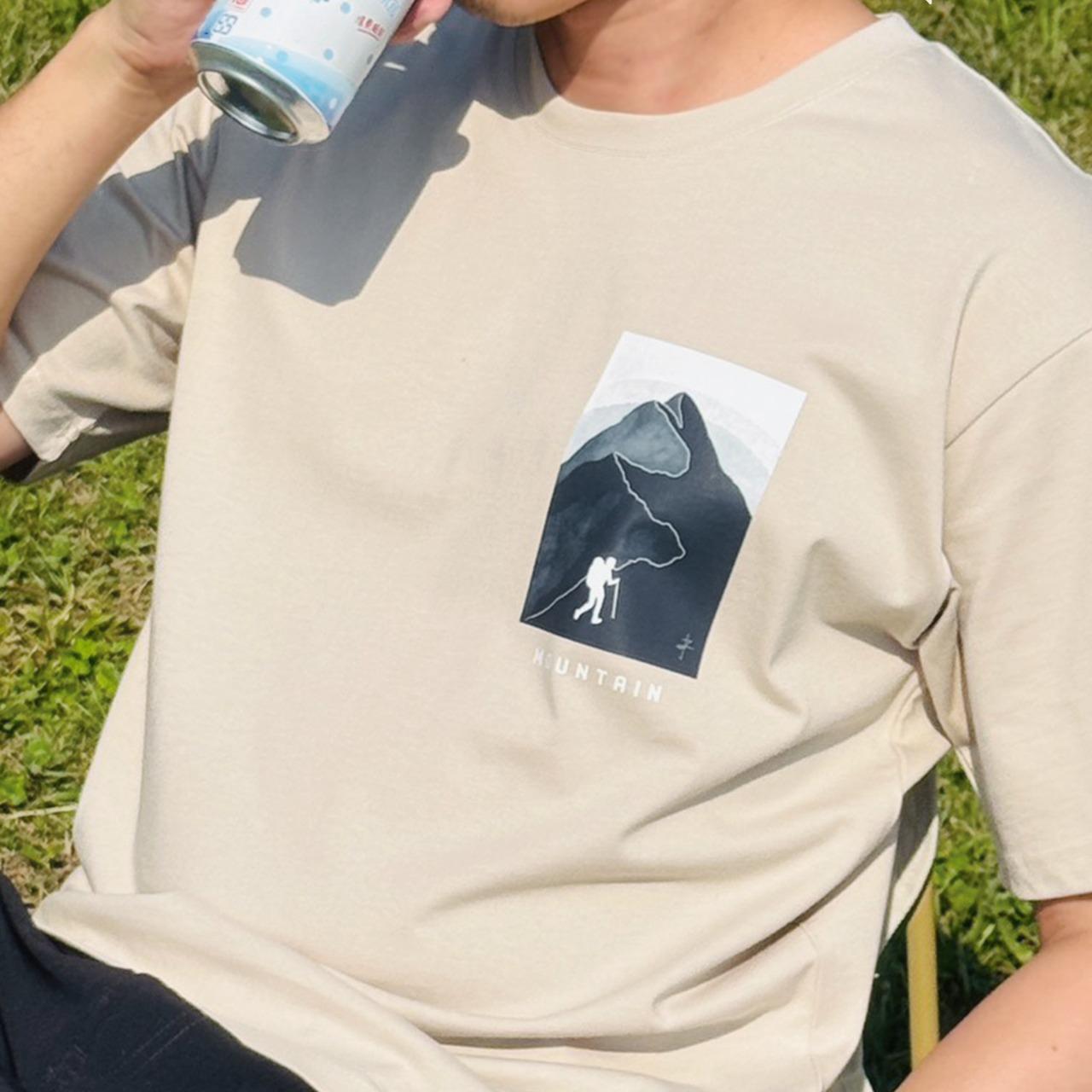 ZJ Gallery 哲印 ZJ短T，徽章，四號T，山人