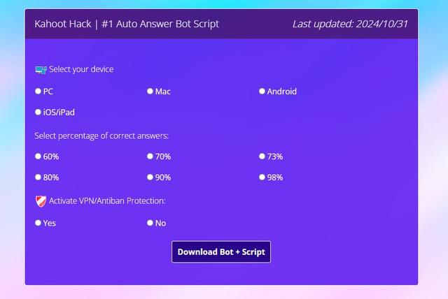 Online Kahoot Winner hacks that are actually updated