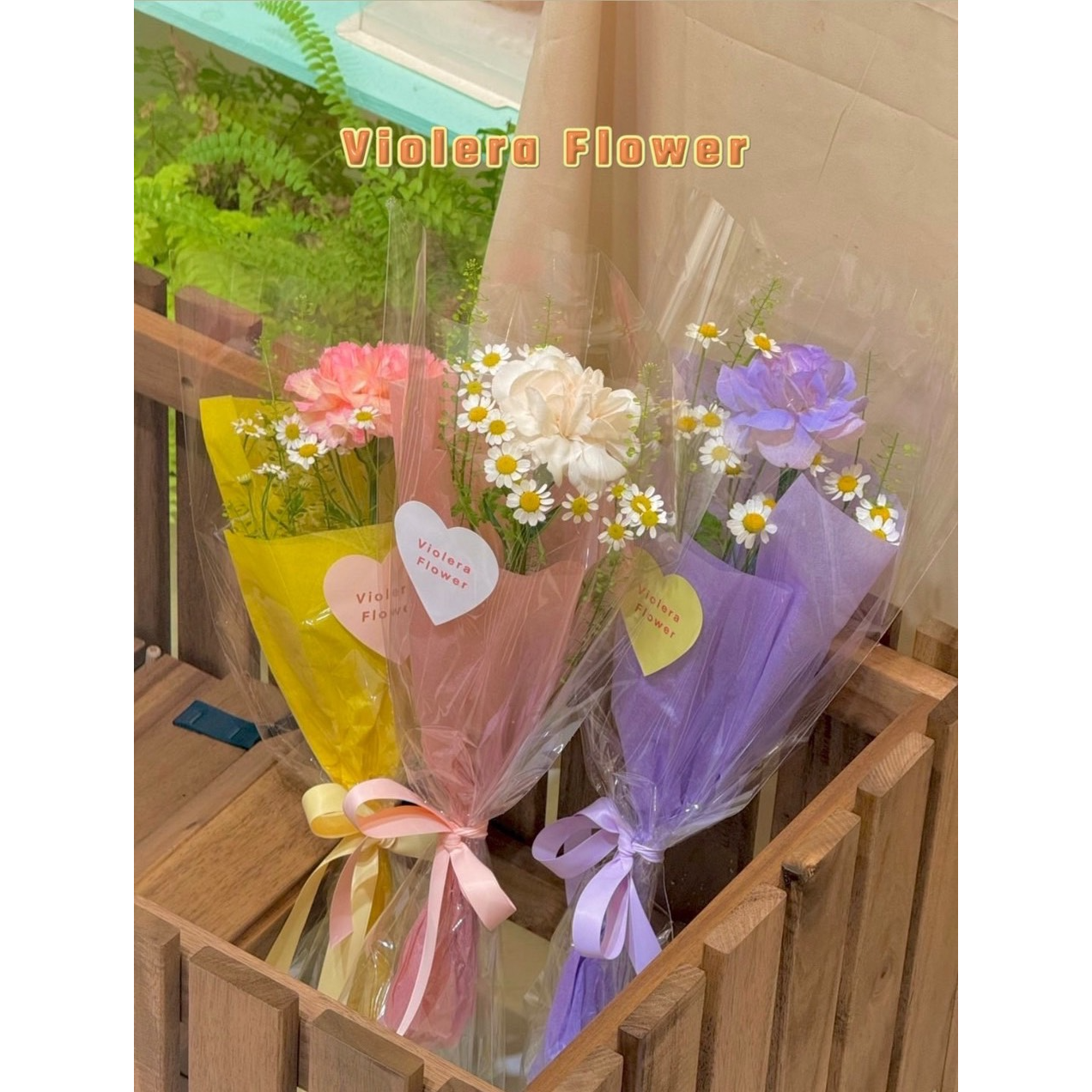 𝙑𝙄𝙊𝙇𝙀𝙍𝘼 𝙁𝙇𝙊𝙒𝙀𝙍 A款 ღ 鮮花單支小花束
