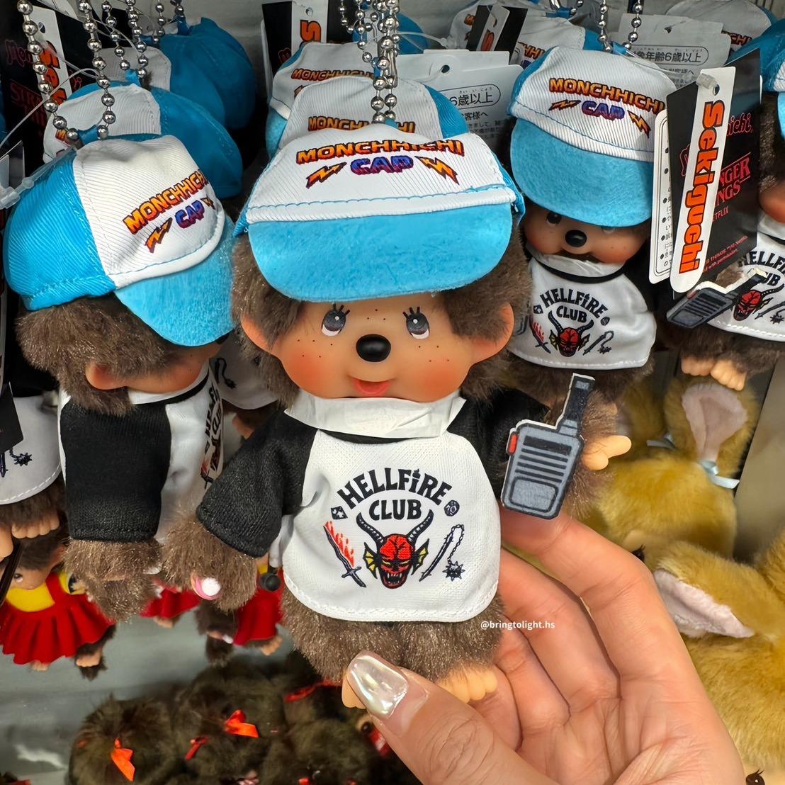 ⁺◟ 歡迎成為小Light打 ⁺◟♡² Monchhichi × Stranger Things 怪奇物語 玩偶吊飾