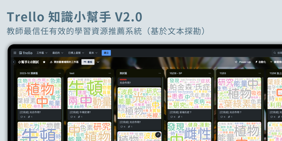 呂亮進 Liang Chin Lu Trello 知識小幫手 2.0