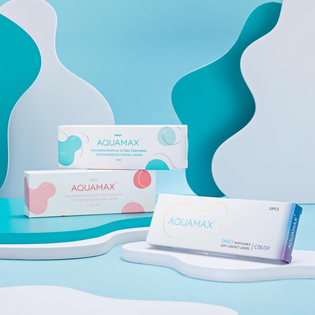 AQUAMAX AQUAMAX彩色日拋,透明日拋,月拋,隱眼,隱形眼鏡,contact lenses,晶碩光學,晶澈btp,矽水膠