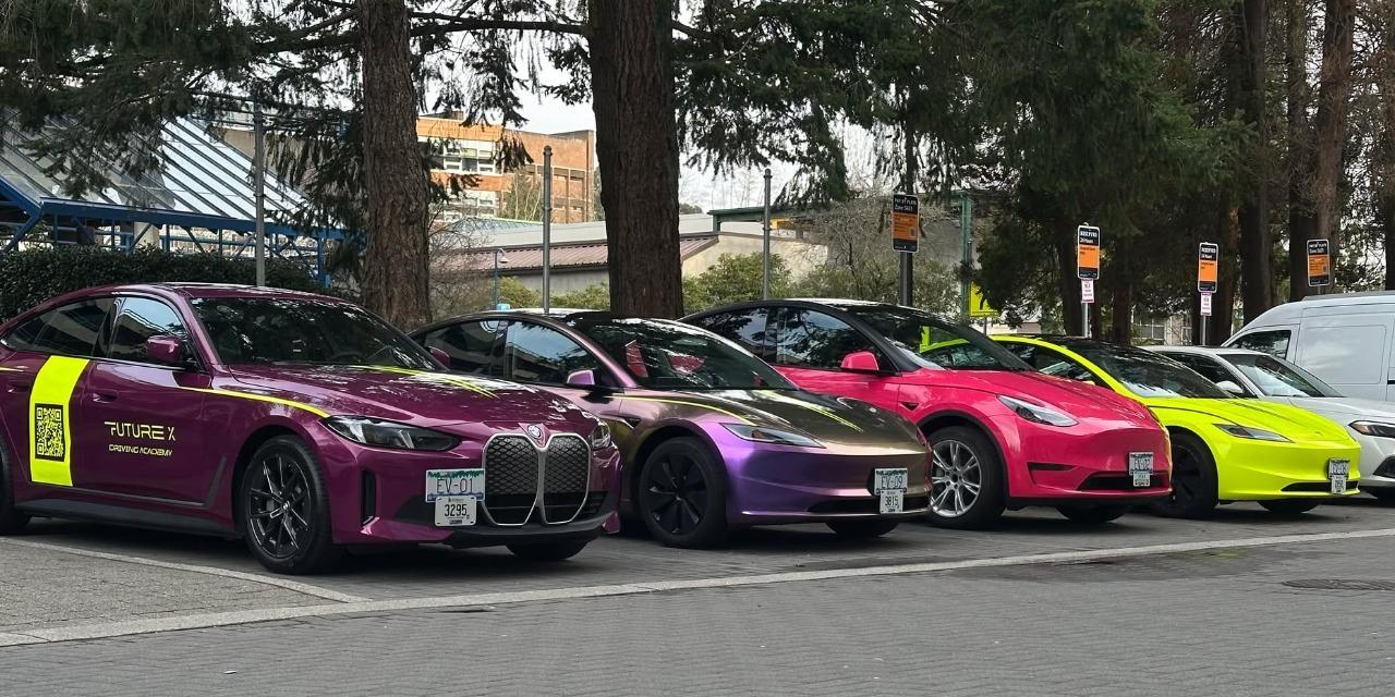 Future X Driving Academy Certified Training Vehicles
