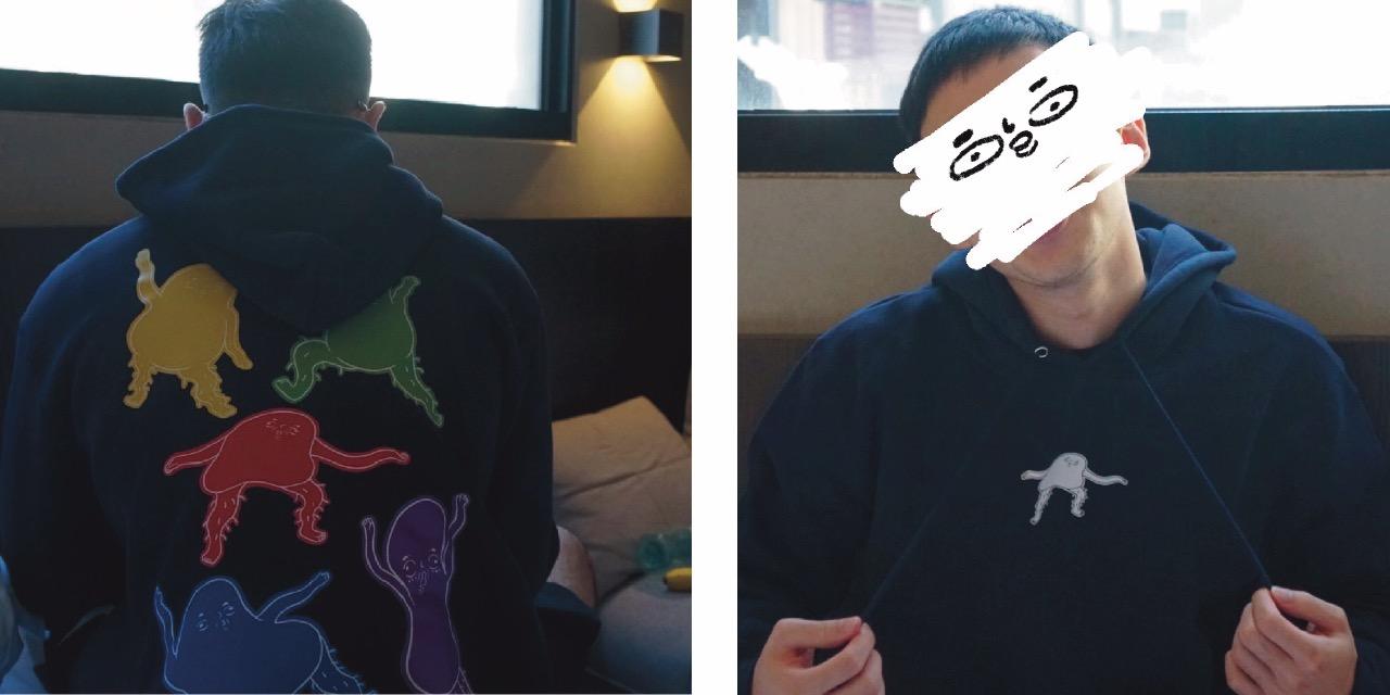 一坨爛泥 群魔亂舞帽踢（實穿照）