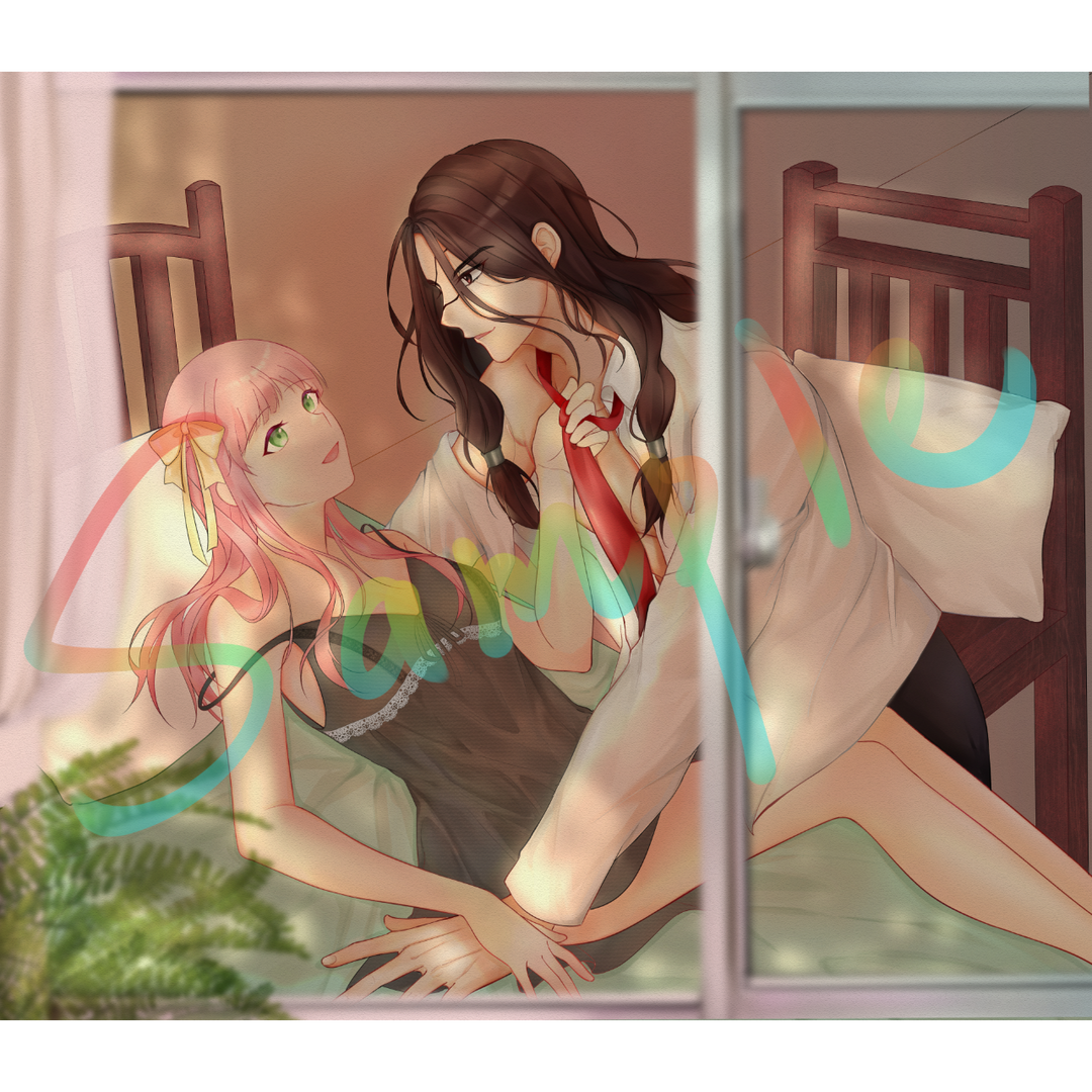 雨桃 雙人半身範例