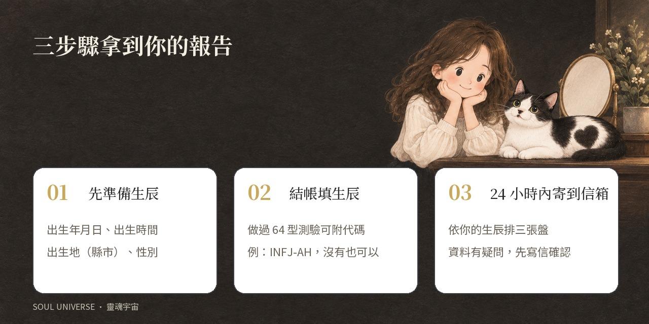 Soul Report 三面鏡交叉驗證完整版｜占星 × 紫微 × 人類圖，三套系統照同一個你