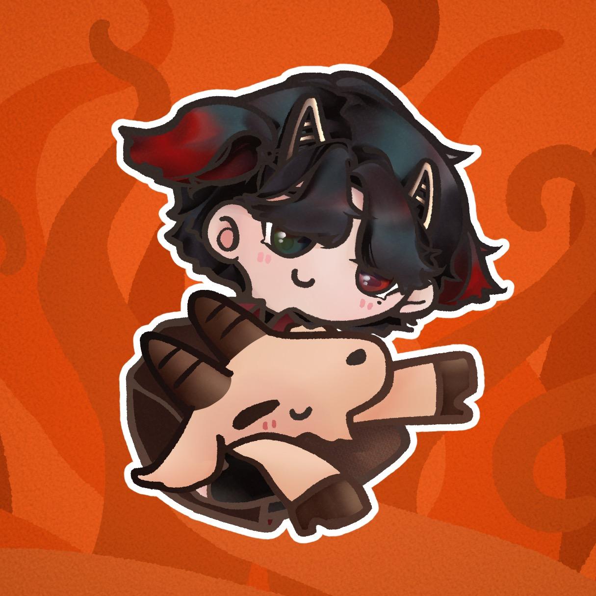 不知道在做什麼的山羊