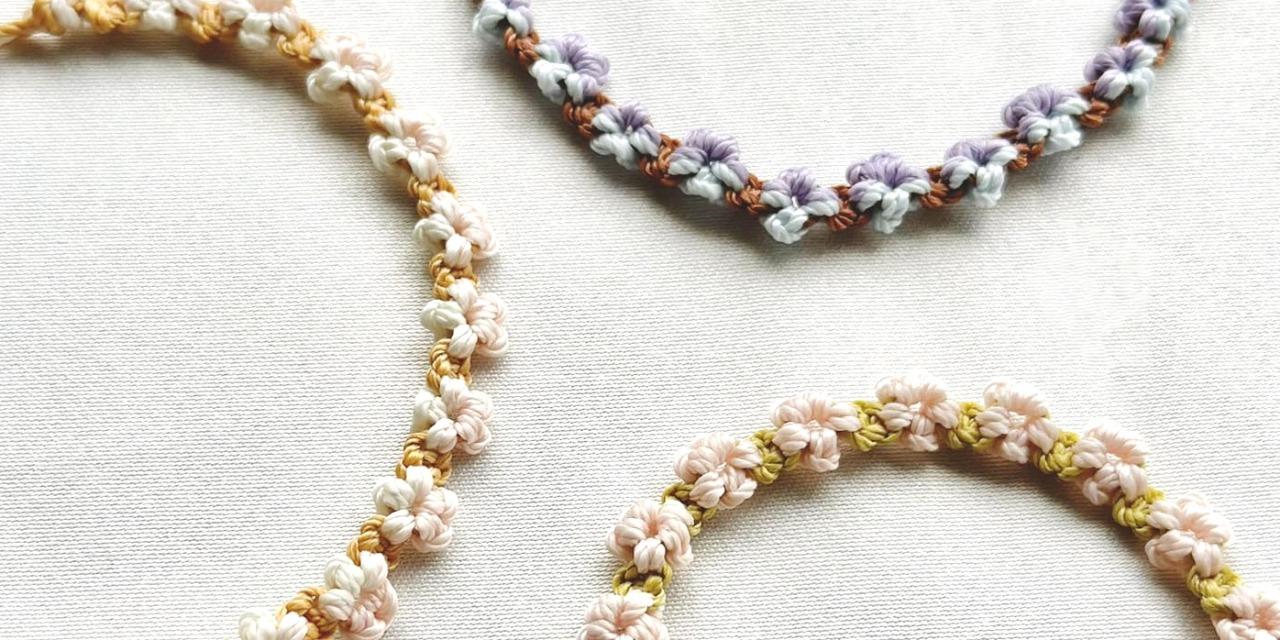 IDYllic Love艾迪 ︱Silversmith 金工 × 編繩 Macramé 免費春日小花編繩入門筆記