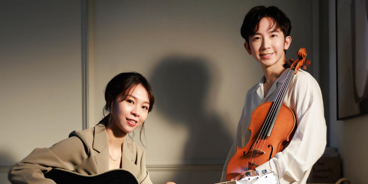 黃薇weiwei 吉他彈唱中提琴