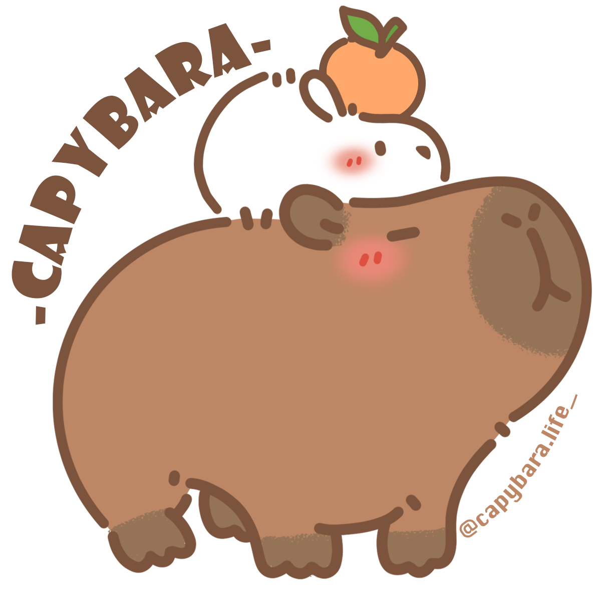 卡皮巴啦Capybara｜插畫