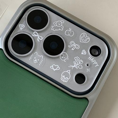 ⁺◟ 歡迎成為小Light打 ⁺◟♡² [earliner] puppy 鏡頭貼紙 3COLORS