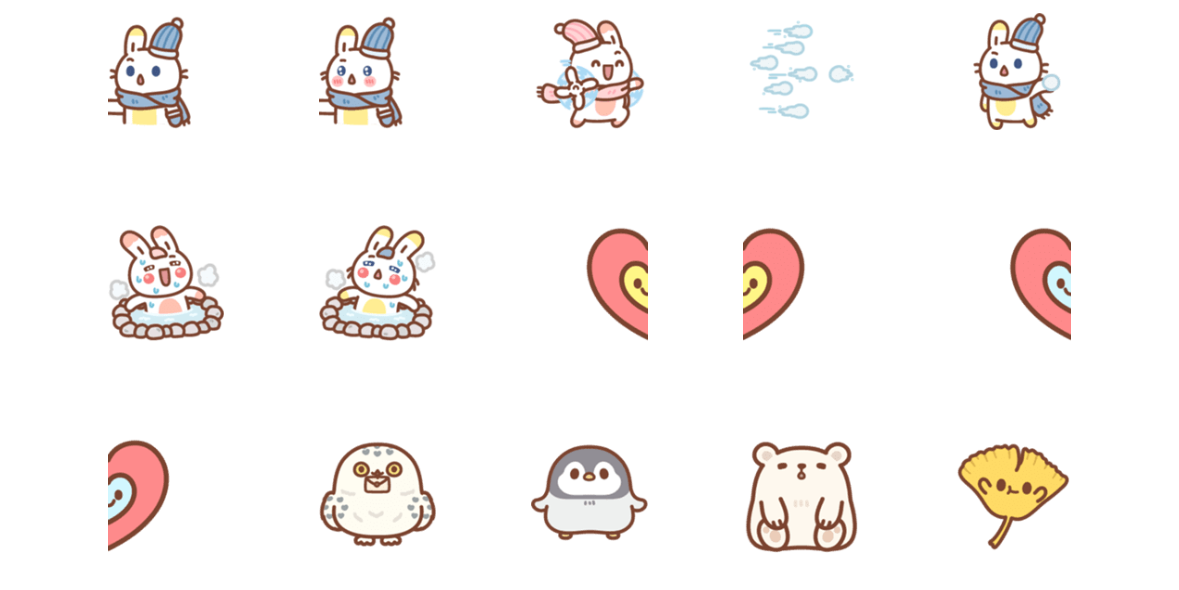 芙栗舍 FuuLiHome | 插畫 芙栗舍ღ秋冬味表情貼