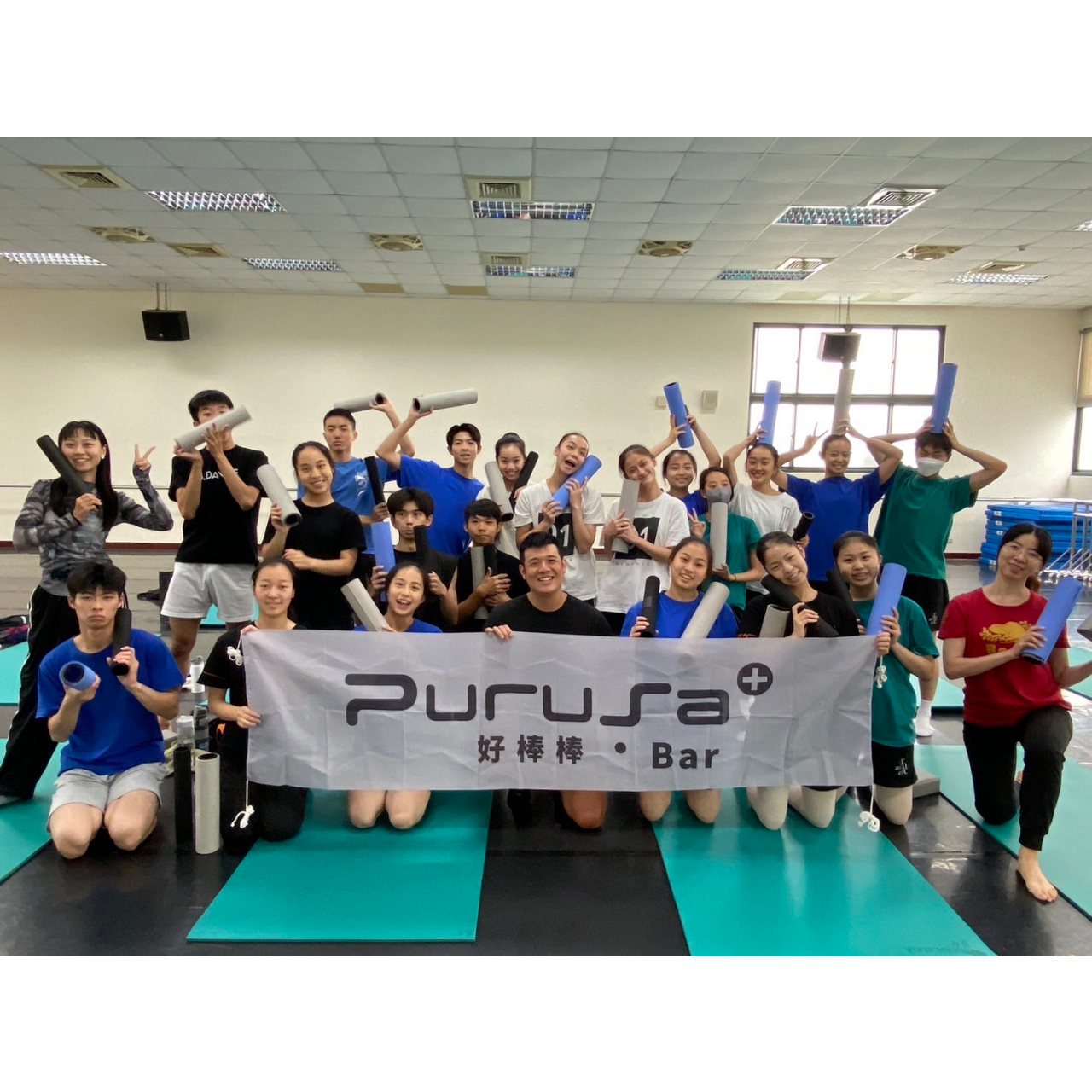 筋膜放鬆,滾筒按摩,左營高中舞蹈班