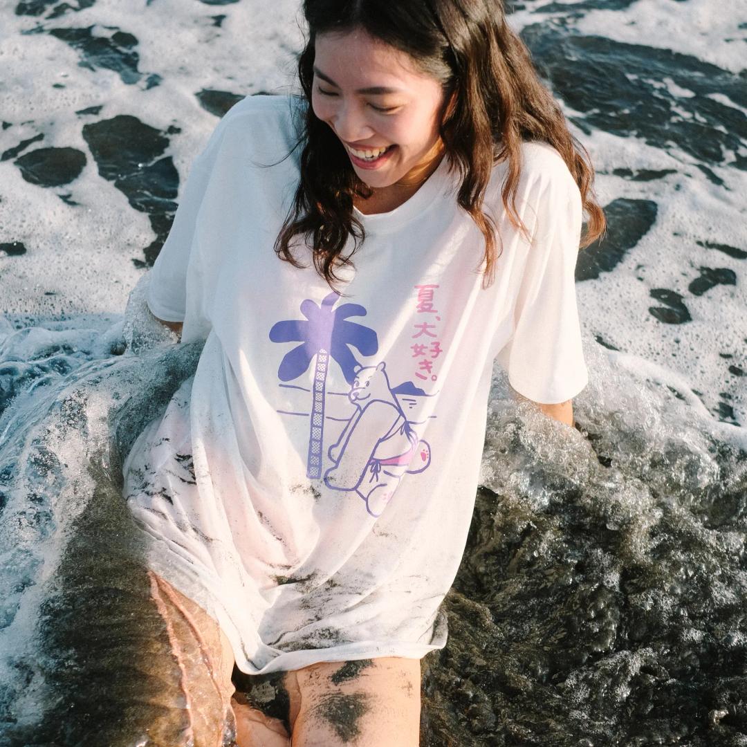 黑白小姐 Miss B&W 中性版短T-咚咚愛夏天