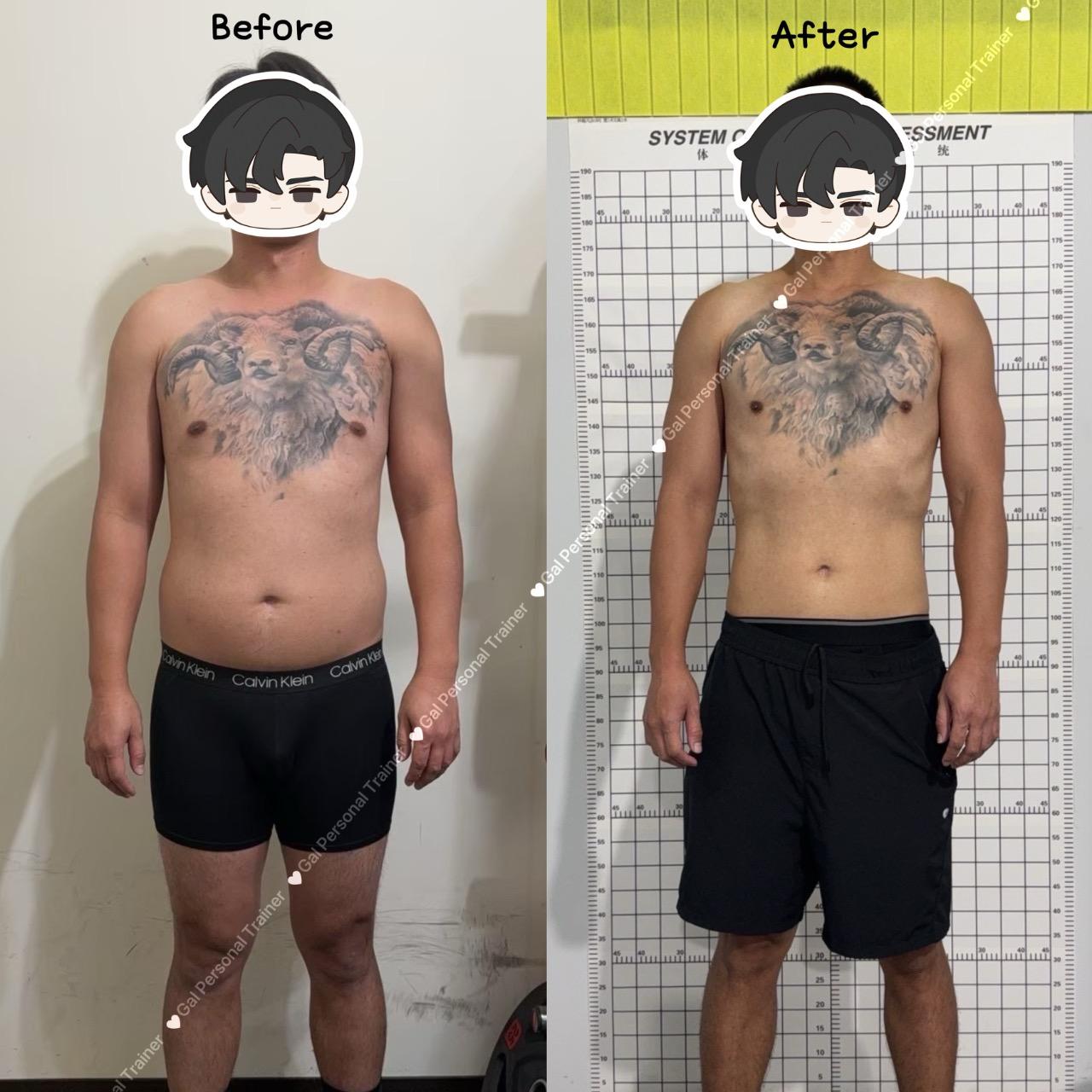 蓋兒 Gal 愛徒蛻變分享-減脂雕塑