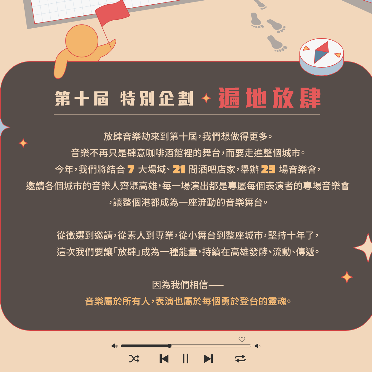 10th放肆音樂劫｜酒與聲的地圖Kaohsiung SoundMap Vol.10