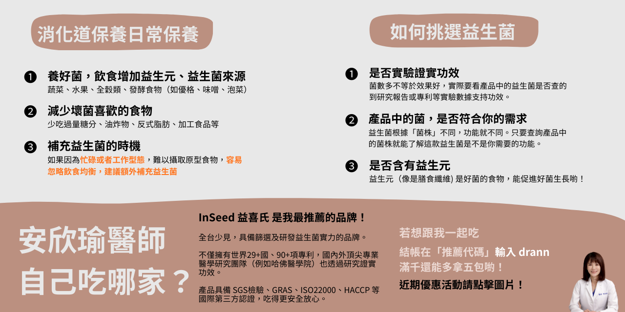 安欣瑜 醫師 輸入推薦代碼「drann 」，再加送五包