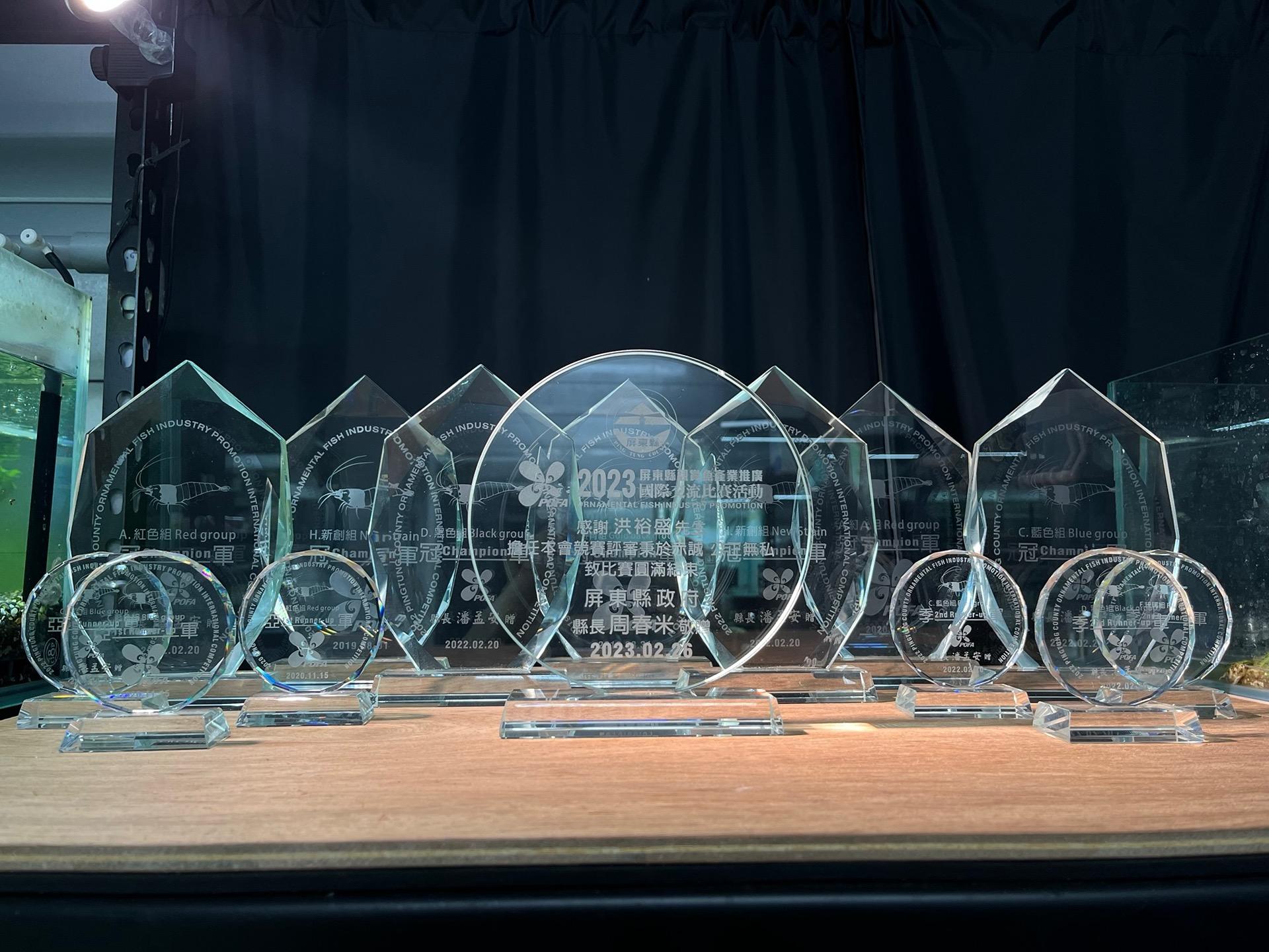 觀賞蝦比賽、冠軍、得獎、參賽