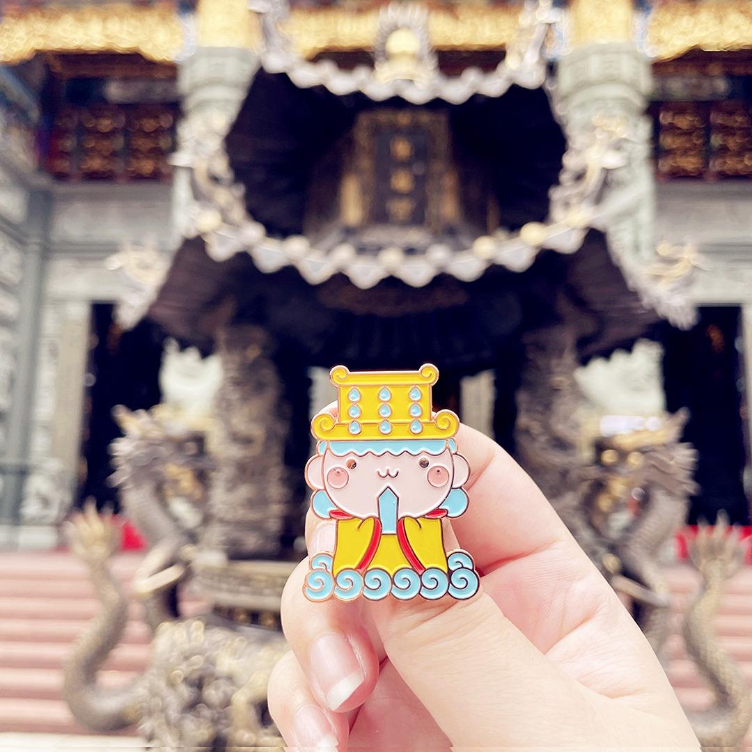 雞童文創 媽祖徽章
