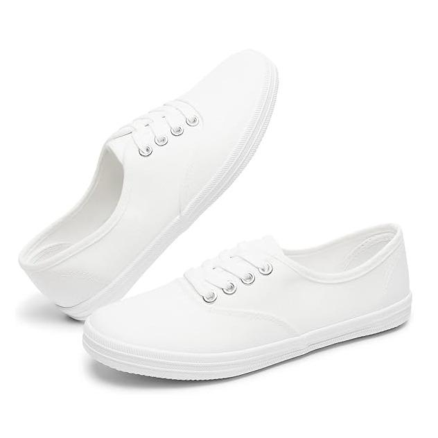 White Canvas Sneakers