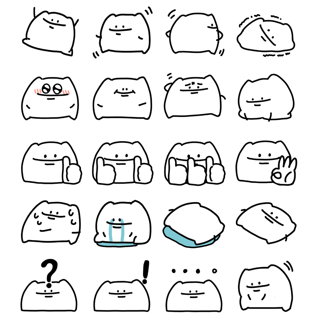 小河少年 Kawa LINE 貼圖