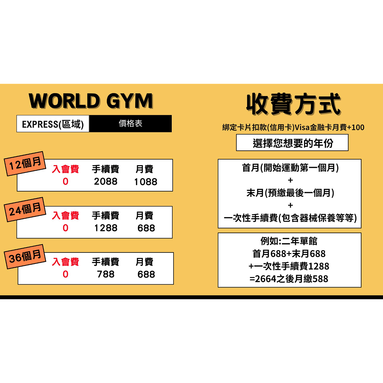 $1088 Express區卡一年