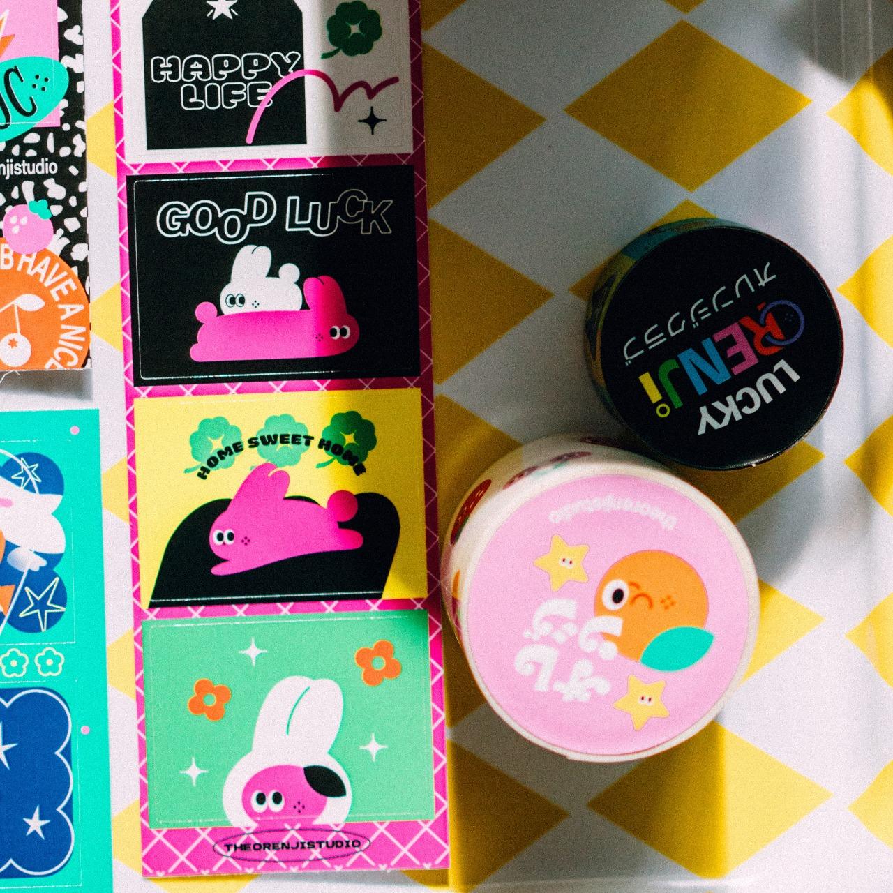 橙 オレンジ ⇨ 聯名了不同種類的商品喔ദ്ദി ˃ ᵕ ˂ )