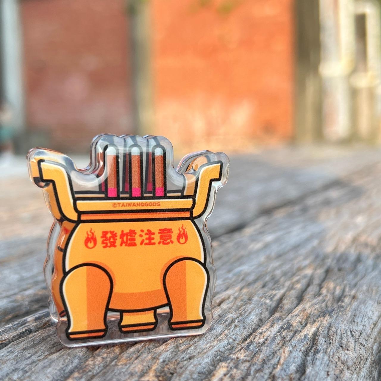 雞童可愛宮 《🔥小香爐》- 上夾式